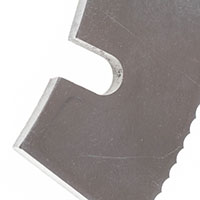 8 Inch (in) Serrated Male Slotter with Tip 50 Inch (in) Model - 4