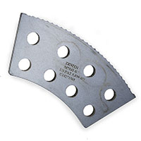 7 Inch (in) Serrated Male Slotter with No Tip