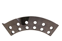 7.750 Inch (in) Length Thru Hole Bevel Serrated Male Slotter - 2