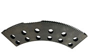 7.600 Inch (in) Length Thru Hole Bevel Serrated Male Slotter - 2